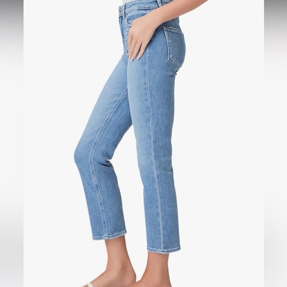 PAIGE Cindy Crop Raw Hem Jeans